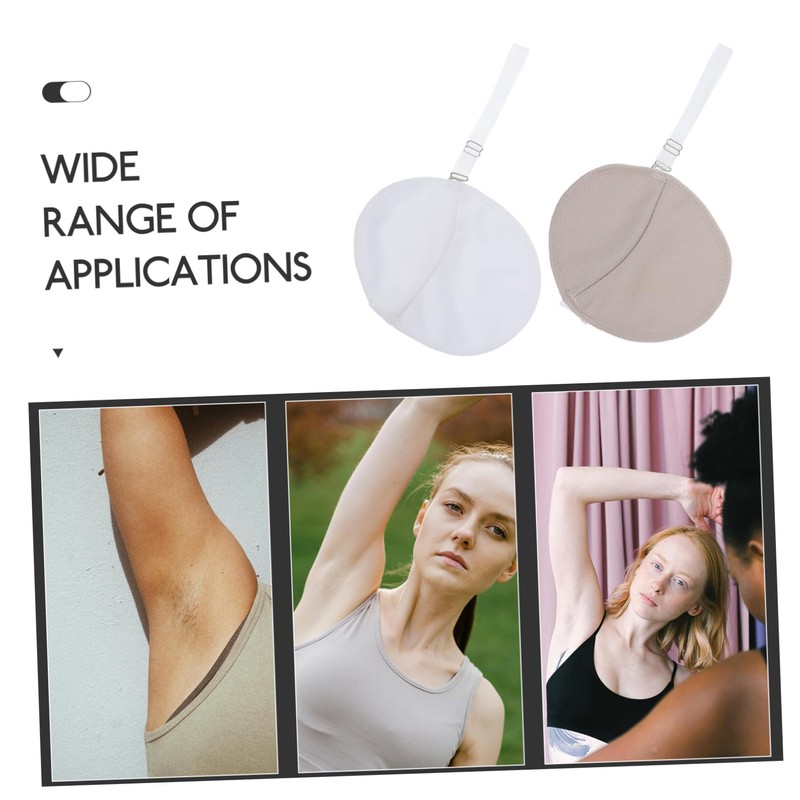 FOMIYES Underarm Pads 2 Pair Armpit Sweat Absorbers for Sweating