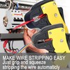 DOWELL Wire Stripping Tool Wire Stripper Cutter 14-24AWG for Flat