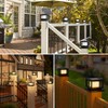 Mlambert 8 Pack Solar Post Lights, 4x4 6x6 Wooden Vinyl