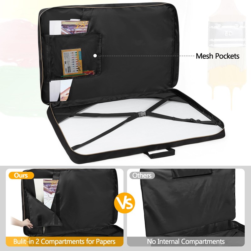 Damero Art Portfolio Case 24 x 36, Artist Portfolio Bag