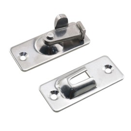 TAODAN Right Angle Barn Door Lock with Screw Stainless Steel Sliding Door Latch 90 Degree Door Buckle Sliding Door Lock Screen Door Lock Suitable for Bathroom Dressing Room Sliding Window