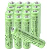 12 Pcs 1.2V AAA 100mAh NiMh Rechargeable Batteries for Solar