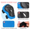 BURSUN Children's Knee Pads, Adjustable Knee Pads, Elbow Pads, Wrist