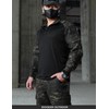 IDOGEAR OUTDOOR Tactical CAMO Shirts 1/4 Zipper Combat Shirts Long