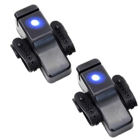 (ST TS) Sound and Light Notification Fishing Alarm Hit Sensor Set of 2