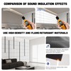 10Pack Self-Adhesive Soundproof Wall Panels, 15.7 x 15.7 x 0.4