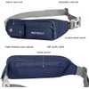 WATERFLY Flat Water Resistant Waist Bag and Belt Bag for