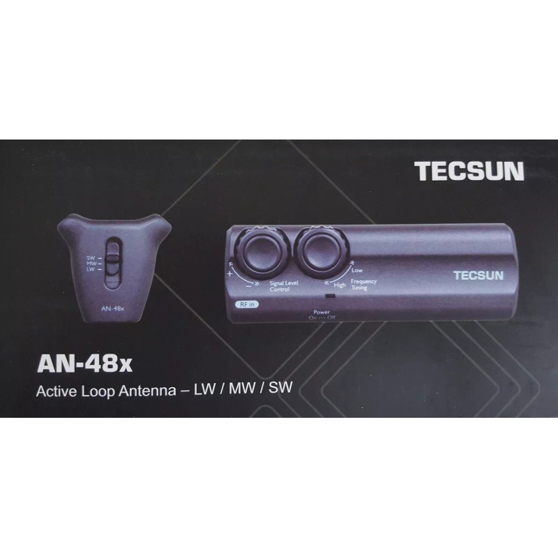 Tecsun AN-48x Active Loop AM Longwave Shortwave Radio Antenna