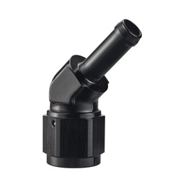 EVIL ENERGY 8AN Female to 3/8" Barb Hose Fitting 45 Degree Swivel