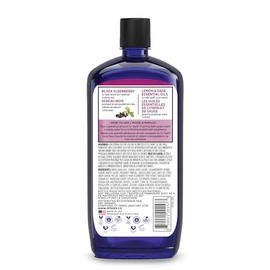 Dr Teal's Foaming Bath with Pure Epsom Salt, Black Elderberry with Vitamin D & Essential Oils, 34 fl oz (Packaging May Vary)