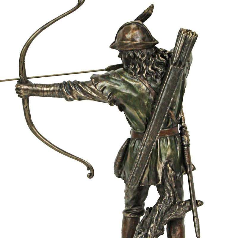 Veronese Design Robin Hood Shooting Arrow Portait Statue