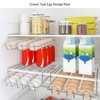 Refrigerator Egg Rack Stainless Steel Drawer Type Egg Storage Container