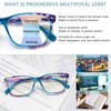 CLASAGA Progressive Multifocus Reading Glasses for Women,Blue Light Blocking Spring