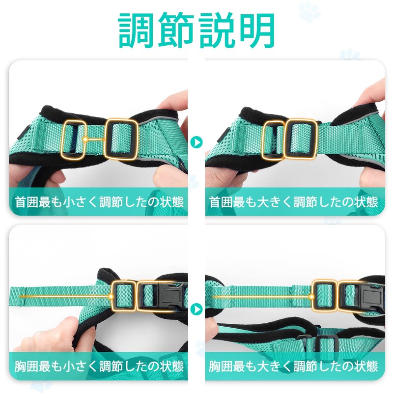 Rabbitgoo Cat Harness and Leash Set, Suitable for Both Cats
