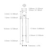 Chanzon 100 pcs 3mm Red LED Diode Lights (Clear Round