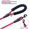 JSXD Dog Leash,5 FT Heavy Duty Double Handle Dog Leash