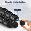 Manbily Universal Tripod Rubber Foot Spike, Anti-Slip 3/8" Rubber Feet