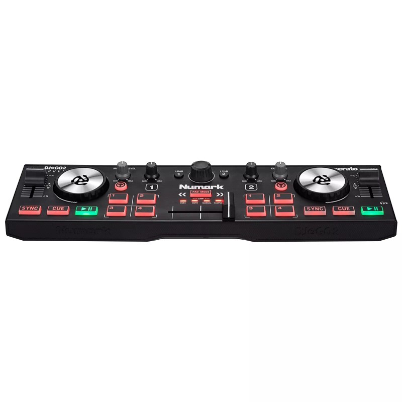Numark DJ2GO2 Touch Pocket 2-Channel DJ Controller w EVA Travel