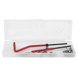 Thread Repair Kit, Screw Repair Kit, Set of 25, Thread Repair Insert, For Automotive Repair, Helisart, Recoil Thread, Recoil, Screw Hole, M4, Ordinary Steel Wire Screw Sleeve, Self-Locking Type, Suitable for General Steel Materials, Non-Ferrous Alloys, B