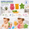 Esponjas de Baño para Bebé de Celulosa, Set de 4