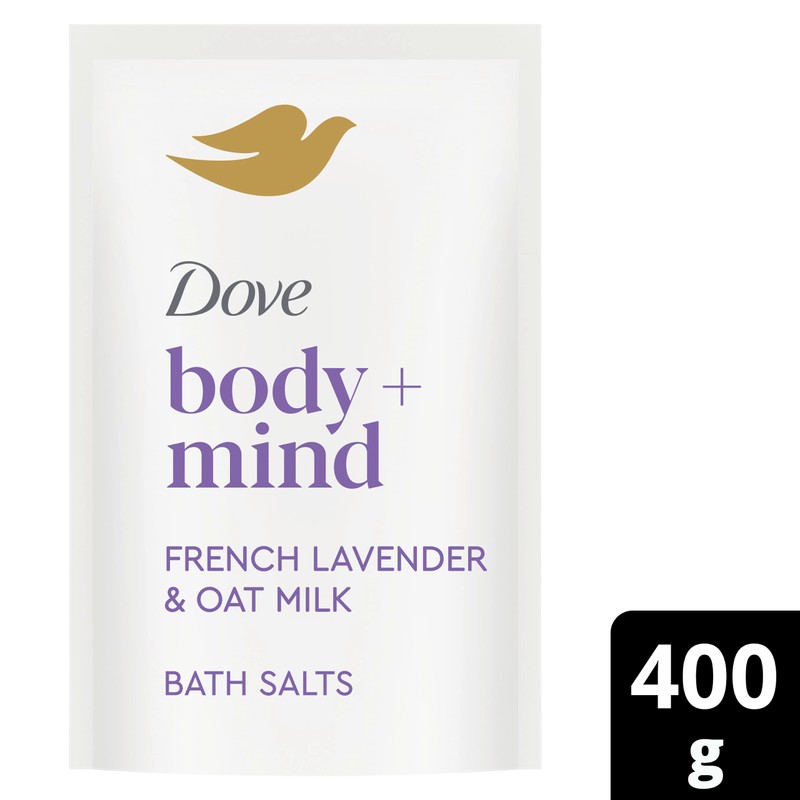 Dove Body + Mind French Lavender Bath Salts 400 g