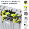 CCCEI Modular Power Tool Organizer Wall Mount Charging Station, Green