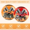 40PCS Monster Truck Party Supplies Decorations Birthday Paper Plates and