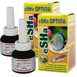 Esha Optima Water Conditioner - Plant Extracts, Trace Elements, Minerals, Vitamins - Increases Resistance to Diseases / Parasites - 2 x 20 ml