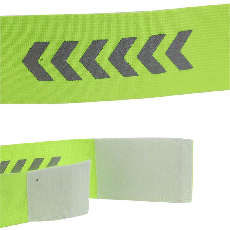 SHULLIN 2-Pack Reflective Band Arm Band Pants Hem Stopper Pants