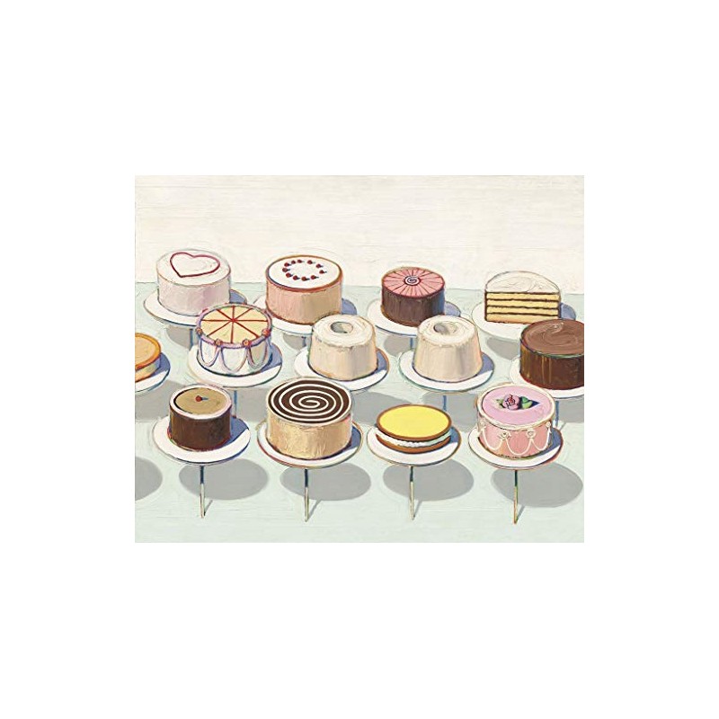 Cakes, 1963 Poster Print by Wayne Thiebaud (32 x 28)