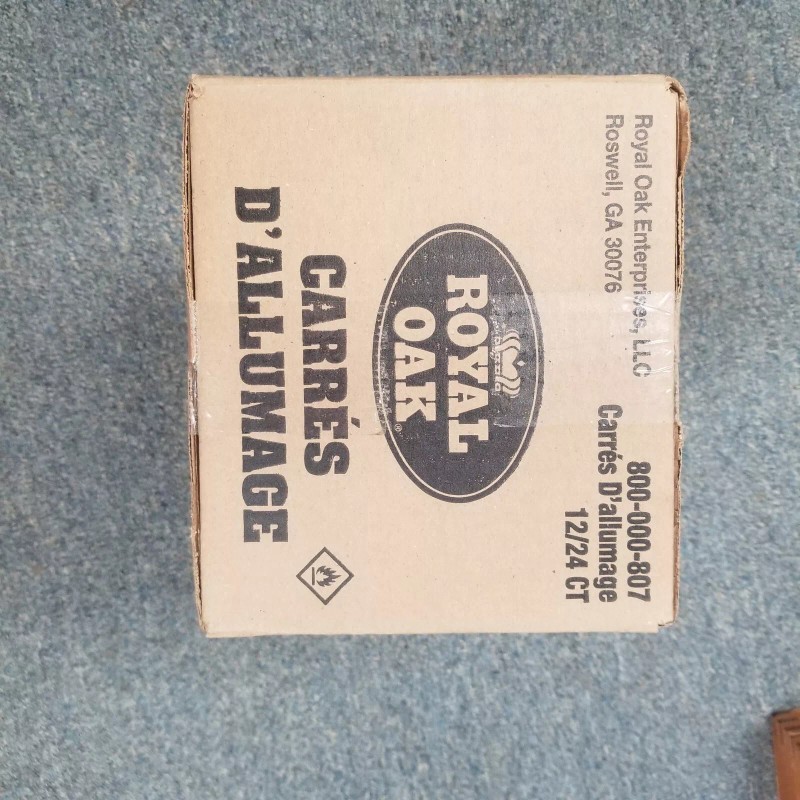 Royal Oak 4 Pack 24 ct Natural Fire Starter Squares