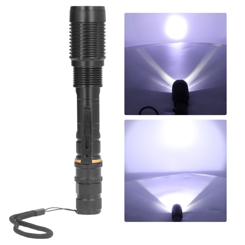 Telescopic Zoomable Flashlight 5 Lighting Modes 5000LM Waterproof Bright Flashlight