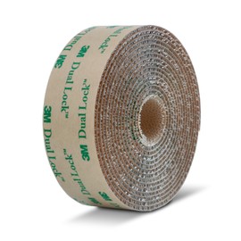 Dual Lock Low Profile Reclosable Fastener SJ4570 | 1" x 7.5Ft | Industrial-Strength Mounting Strips | Self Mating Interlocking Hook with Strong Adhesive | Indoor & Outdoor Use