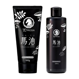 Prosia Horse Oil, Hair Color Treatment + Color Shampoo, Natural Black, Hair Color, Gray Hair Care, Shampoo, Treatment, Gray Hair, Gradually Dyed, Moisturizing Ingredient, Curl Care, Hair Care, Made in