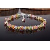 Natural Multi Tourmaline and Ethiopian Opal Bracelet, Uncut Chips Beads