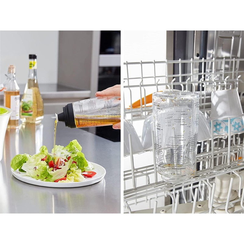 Leifheit Leifheit Salad Dressing Shaker, Black/Transparent