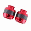 1 Pair of Carbon Fiber Motorcycle Front Fork Frame Sliders
