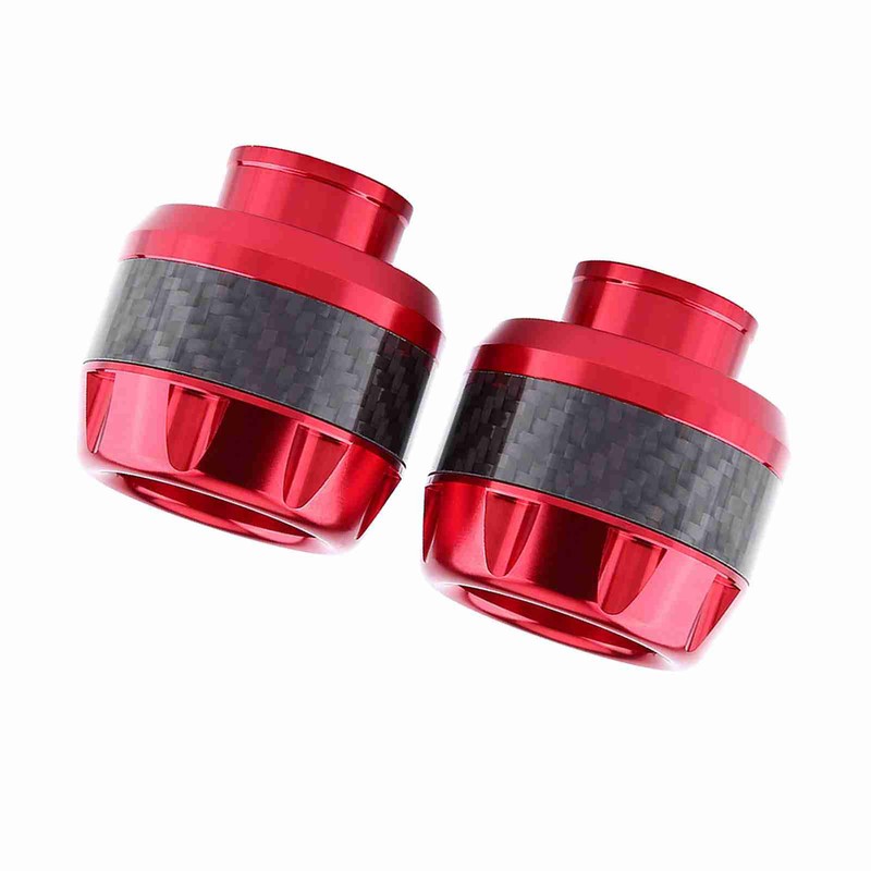 1 Pair of Carbon Fiber Motorcycle Front Fork Frame Sliders