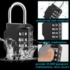 Pack of 2 Padlock Combination Lock, 4 Digit Zinc Alloy