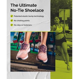 Caterpy RUN - Ultimate No Tie Shoelaces for Adults & Kids - Versatile & Easy-to-Use Shoe Laces - Multicolor, Kids: 20in / 50cm, 3 Pack