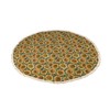 LABRIMP Elegant Manteles de Mesa Sunflower Print Round Tablecloth for