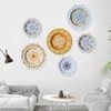 ieron 6Pcs Wall Plate Hanger Set, 4 Inches Dish Display