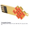 Flash Drive USB 2.0 Portable Metal Waterproof Memory Stick for
