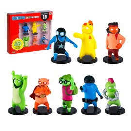 Toikido GB2070 Gang Beasts Collectible Figures 8 Pack Deluxe Box, Multi