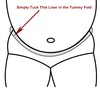 Washable Cotton Tummy Liners for Sweat Rash Plus Size Under