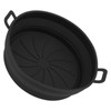 2PCS Fryer Silicone Liners Round 21cm Diameter with Handle Fryer