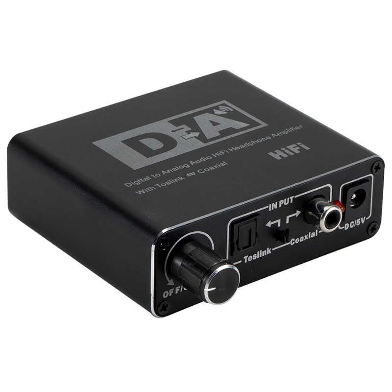 DAC Converter Digital Optical Coaxial Audio Converte Two Way Switch