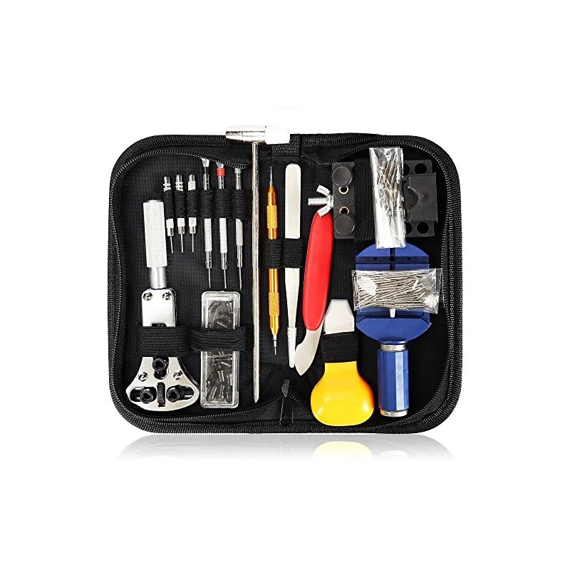 WatchToolsCo Watch Repair Kit Link Removal Tool Band Adjustment Battery
