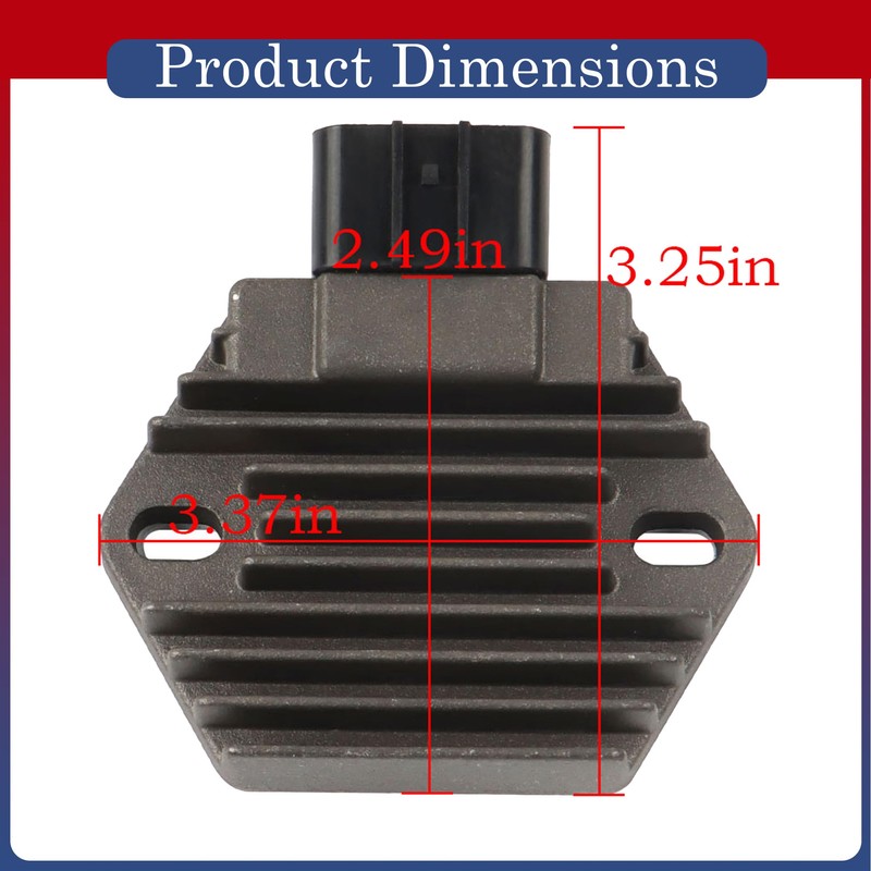 Thomletha Voltage Regulator Rectifier and Ignition Coil and Starter Solenoid