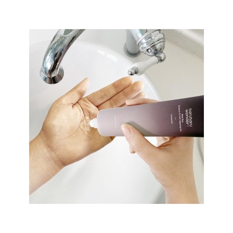 Haruharu 블랙라이스 모이스처 약산성 소프트 클렌징 젤 100ml Black Rice
